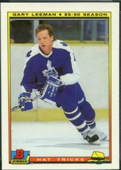 Gary Leeman #10 Hockey Cards 1990 Bowman Hat Tricks Prices