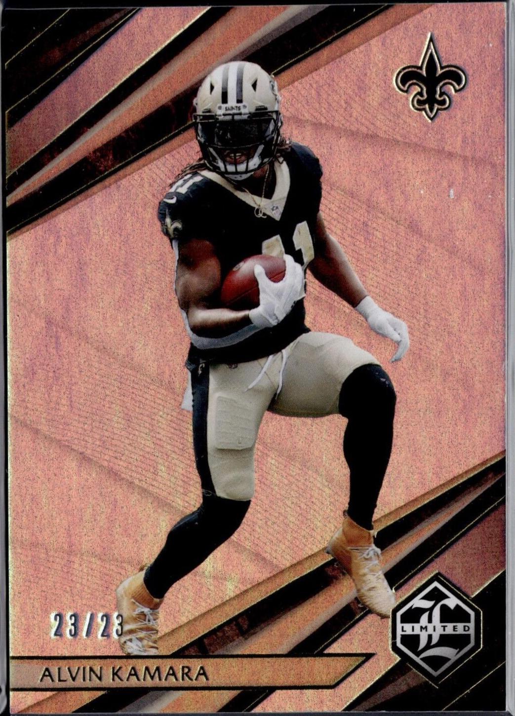 Alvin Kamara [Holographic Spotlight] #60 Football Cards 2021 Panini Limited