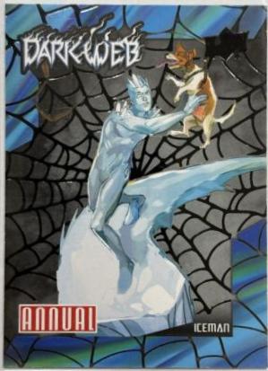 Iceman [Black] #DW-20 Marvel 2023 Upper Deck Annual Dark Web