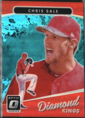 Chris Sale [Aqua] #4 Baseball Cards 2017 Panini Donruss Optic