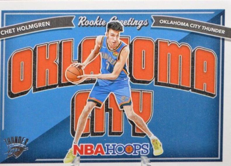 Chet Holmgren #2 Basketball Cards 2022 Panini Hoops Rookie Greetings