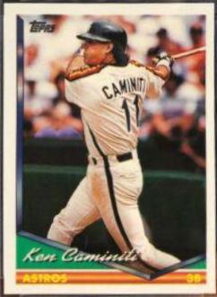 Ken Caminiti #646 Baseball Cards 1994 Topps Bilingual