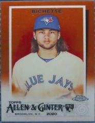 Bo Bichette [Orange] #112 Baseball Cards 2020 Topps Allen & Ginter Chrome Prices