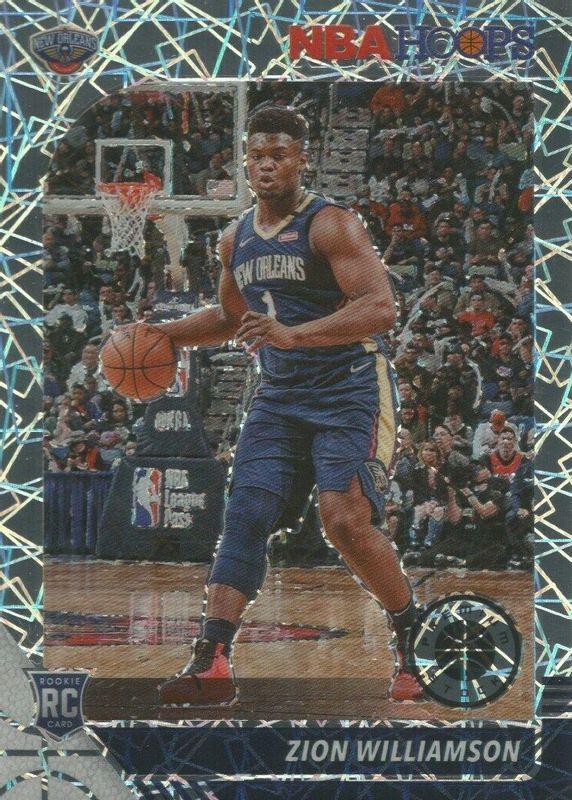 2019 Zion WIlliamson NBA Hoops Premium deals Stock Silver Prizm Rookie Card PSA 10