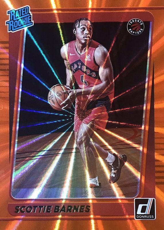 Rookie Scottie Barnes orange popular laser!