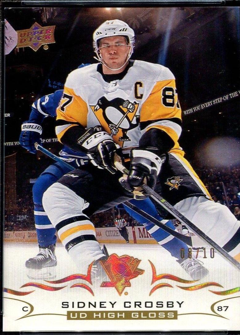 Sidney Crosby [High Gloss] #392 Hockey Cards 2018 Upper Deck