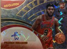 Patrick Williams [Fractal] Basketball Cards 2020 Panini Revolution Rookie Autographs