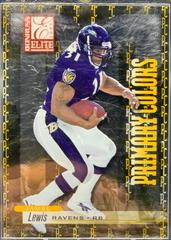 Jamal Lewis #PC-9 Football Cards 2001 Panini Donruss Elite Primary Colors Prices