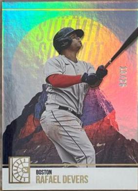 Rafael Devers [Gold] #S-14 Baseball Cards 2022 Panini Capstone Summit