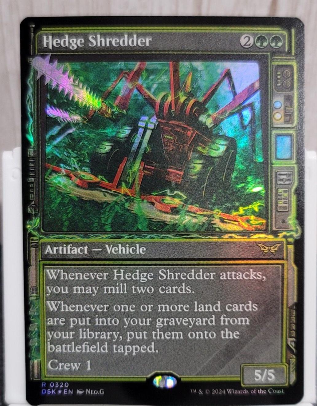 Hedge Shredder [Foil] #183 Magic Duskmourn: House of Horror