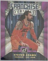 Steven Adams [Purple Laser] #22 Basketball Cards 2019 Panini Donruss Franchise Features Prices