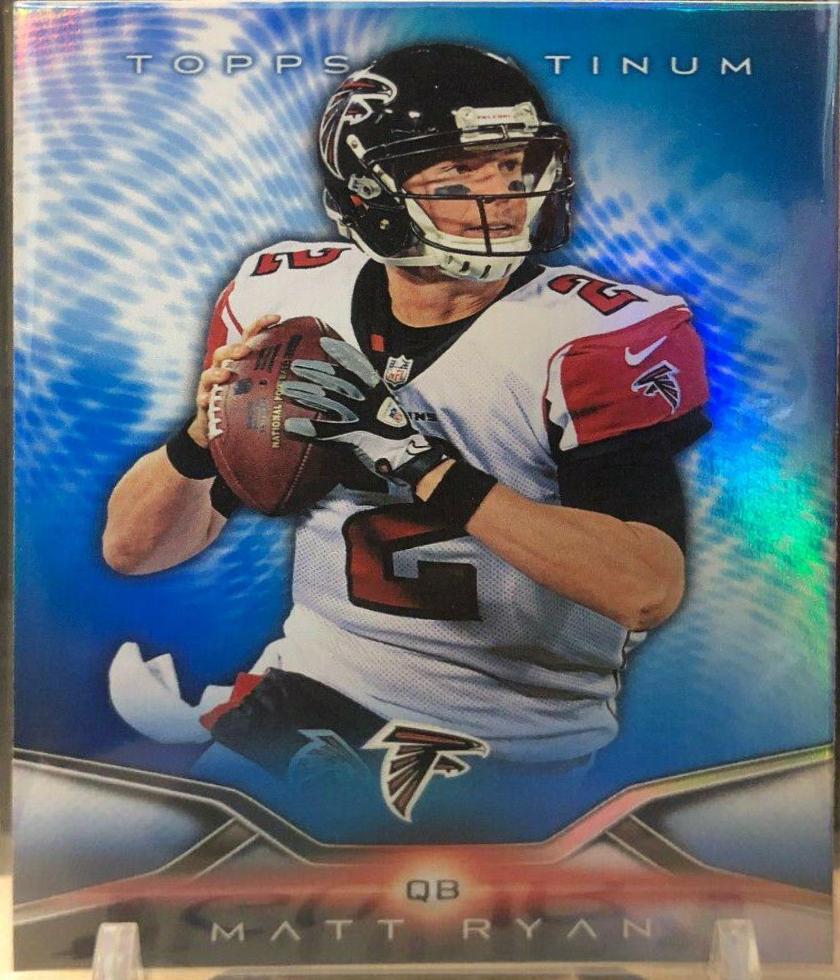 Matt Ryan [Blue] #19 Football Cards 2014 Topps Platinum