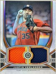 Justin Verlander #DR-JV Baseball Cards 2023 Topps Tribute Dual Relics Prices