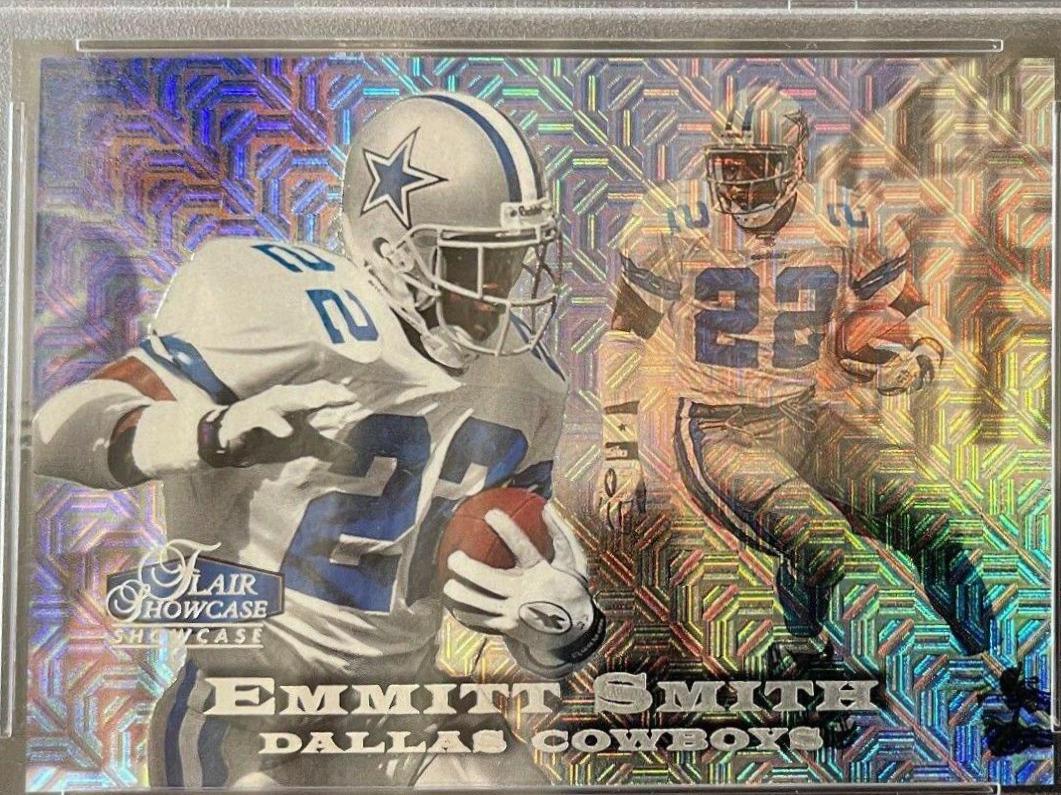 Emmitt Smith [Row 0] #2 Football Cards 1998 Flair Showcase