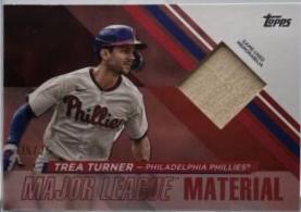 Trea Turner [Platinum] #MLM-TT Baseball Cards 2024 Topps Major League Material