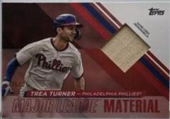 Trea Turner [Platinum] #MLM-TT Baseball Cards 2024 Topps Major League Material Prices