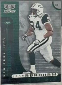 John Abraham #139 Football Cards 2000 Playoff Momentum