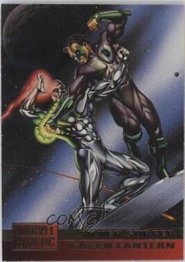 Silver Surfer / Green Lantern #10 1995 Fleer DC vs Marvel