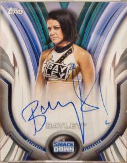 Bayley #A-BL Wrestling Cards 2020 Topps WWE Women's Division Autographs