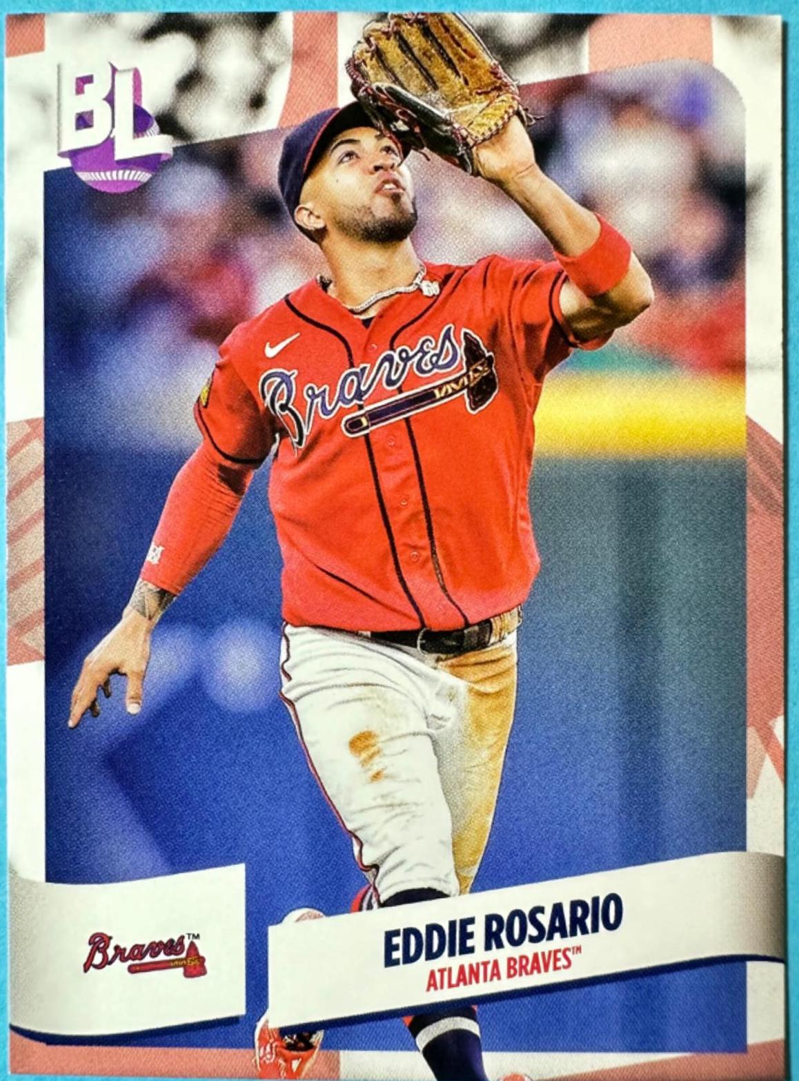 Eddie Rosario 35 Prices 2024 Topps Big League Baseball Baseball Cards