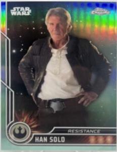 Han Solo [Aqua Refractor] #52 Star Wars 2023 Topps Chrome