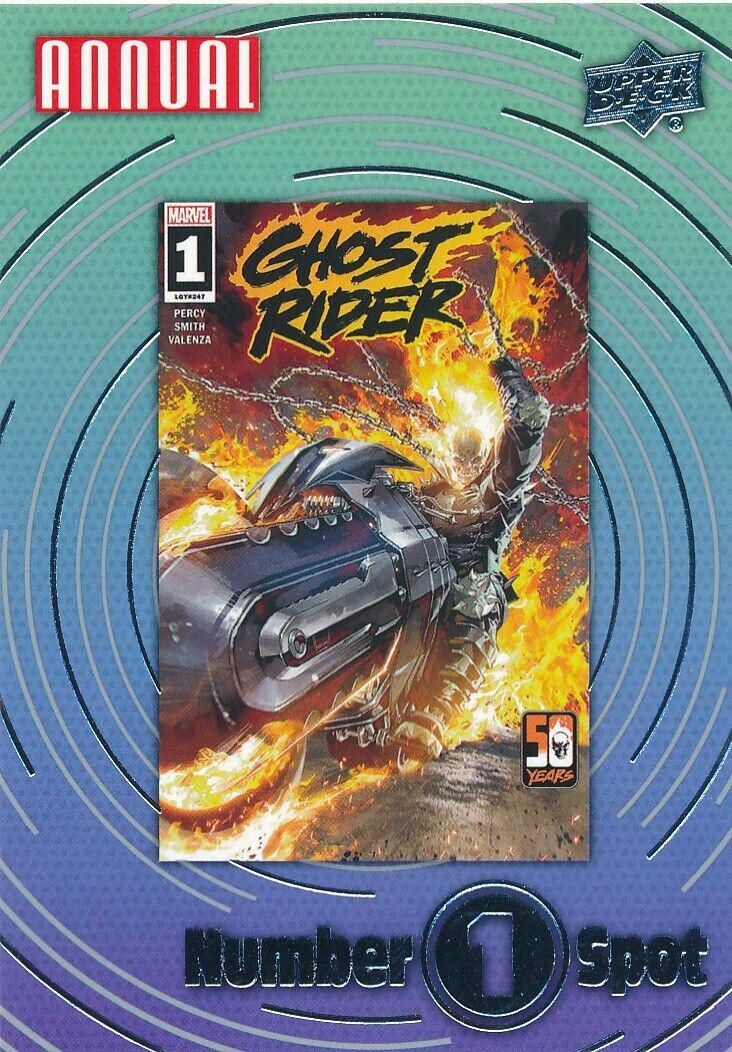 Ghost Rider #N1S-7 Marvel 2022 Upper Deck Annual Number 1 Spot