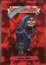 Grim JIM [Red] #95a Garbage Pail Kids 2021 Sapphire