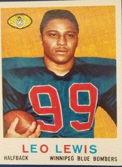 Leo Lewis #3 Football Cards 1959 Topps CFL