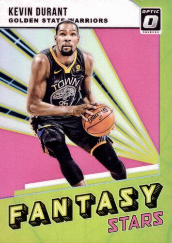 Kevin Durant [Pink] #5 Basketball Cards 2018 Panini Donruss Optic Fantasy Stars