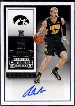 Aaron White [Autograph Playoff Ticket] #109 Basketball Cards 2015 Panini Contenders Draft Picks