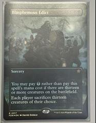 Blasphemous Edict [Foil] #317 Magic Foundations Prices