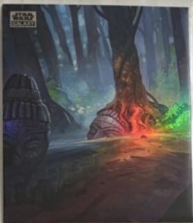 Gungan Sacred Place  [Orange Refractor] #AN-7 Star Wars 2024 Topps Chrome Galaxy Art of Naboo