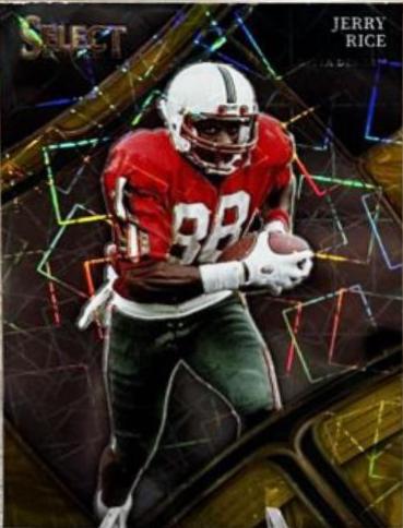 Jerry Rice [Gold Lazer] #194 Prices | 2023 Panini Select Draft Picks ...