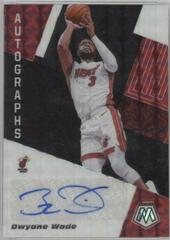 Dwyane Wade #AM-DWD Basketball Cards 2019 Panini Mosaic Autographs Prices