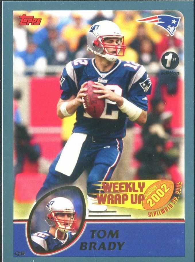 Tom Brady 2003 Topps 1st Edition Rare orders PSA 9