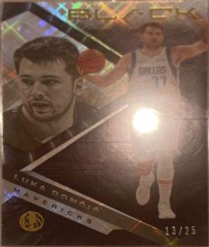 Luka Doncic [Gold] #43 Basketball Cards 2021 Panini Black