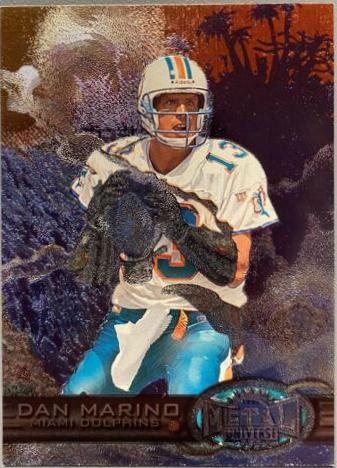 Dan Marino #140 Football Cards 1997 Metal Universe