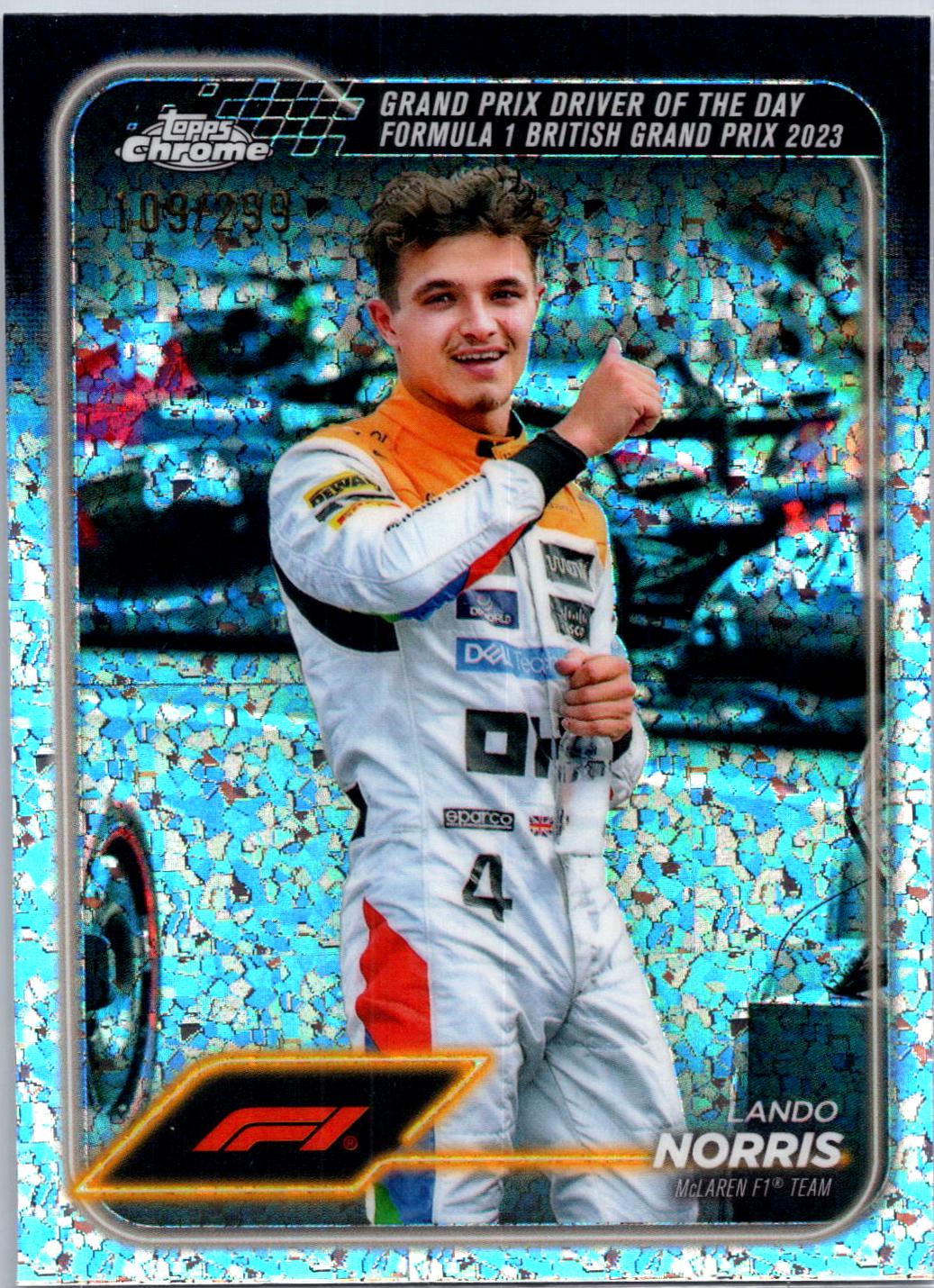 Lando Norris [Mini Diamond Refractor] 167 Prices 2024 Topps Chrome