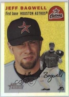 Jeff Bagwell [Retrofractor] #THC87 Baseball Cards 2003 Topps Heritage Chrome