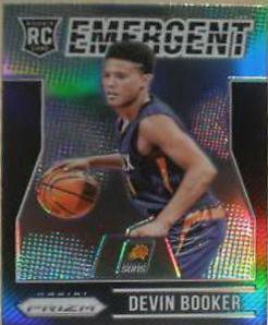 DEVIN BOOKER RC Panini Prizm popular Silver Emergent #6 Suns PSA 9 2015-16