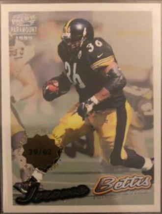 Jerome Bettis [Premiere Date] #185 Football Cards 1999 Pacific Paramount