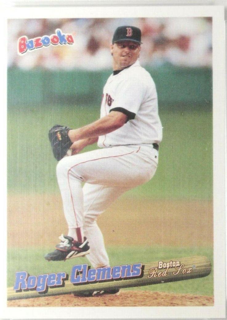 Roger Clemens #62 Baseball Cards 1996 Bazooka