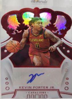 Kevin Porter Jr. [Red] #CR-KPJ Basketball Cards 2019 Panini Crown Royale Rookie Autographs