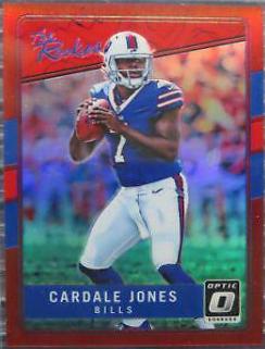 Cardale Jones [Red] #8 Football Cards 2016 Panini Donruss Optic the Rookies