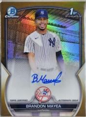 Brandon Mayea [Gold] #CPA-BMA Baseball Cards 2023 Bowman Chrome Prospect Autographs Prices