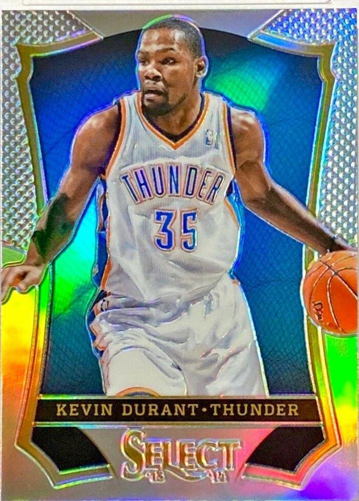 Kevin Durant [Prizm] #136 Basketball Cards 2013 Panini Select