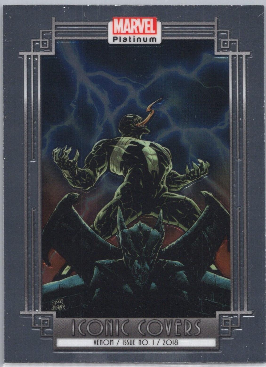 Venom #IC21 Marvel 2023 Upper Deck Platinum Iconic Covers