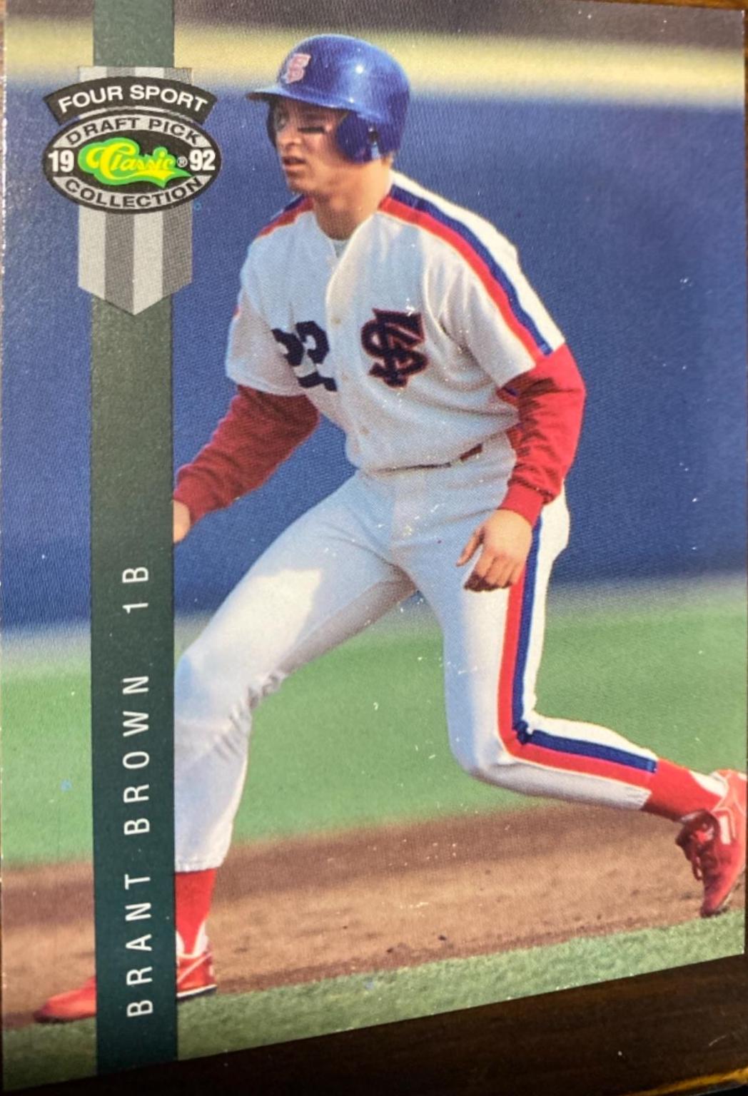 Brant Brown #283 Prices [Rookie] | 1992 Classic 4 Sport | Baseball Cards