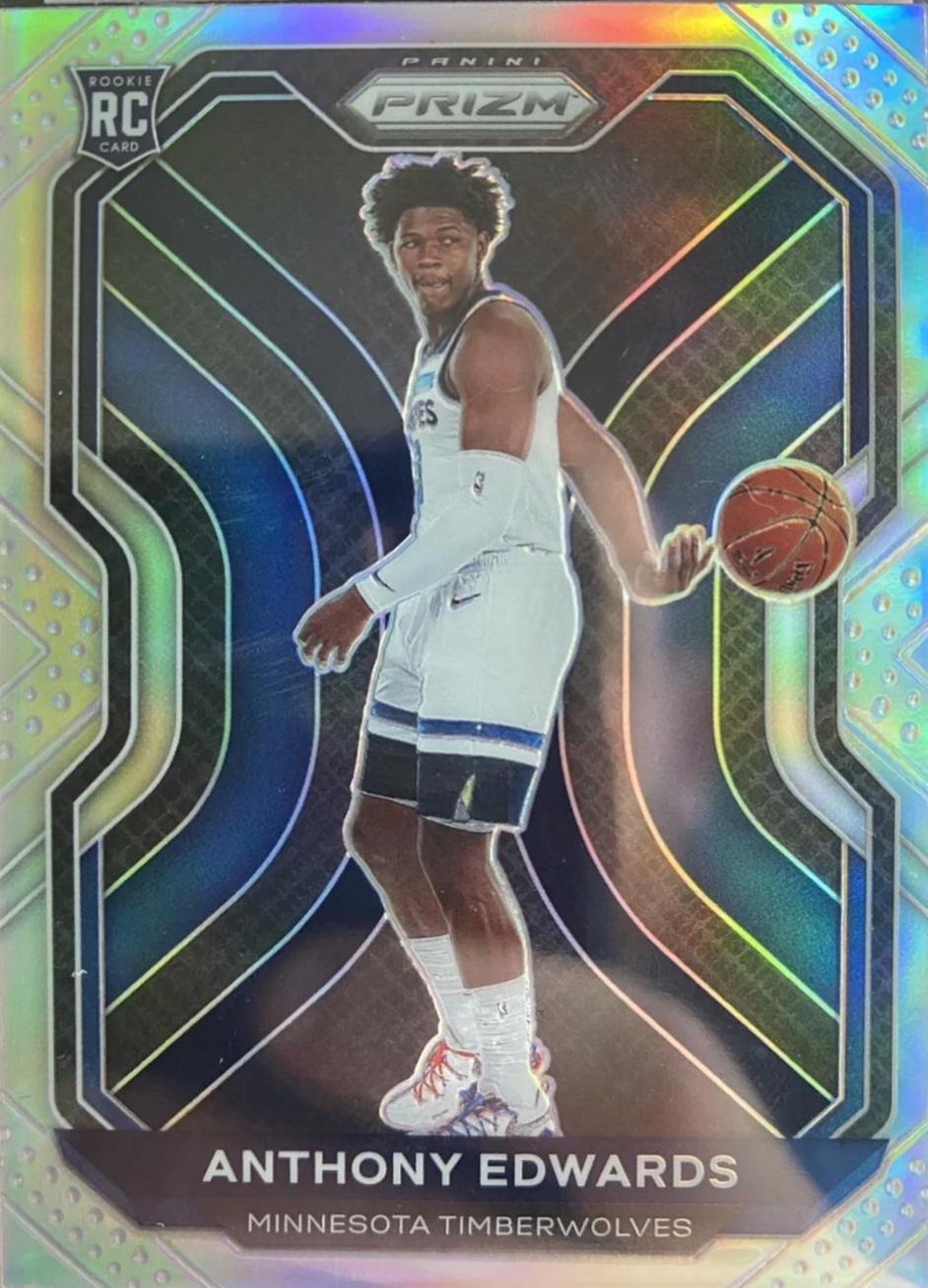 Anthony Edwards Silver Prizm online RC #258