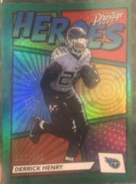 Derrick Henry [Green] #H-8 Football Cards 2022 Panini Prestige Heroes